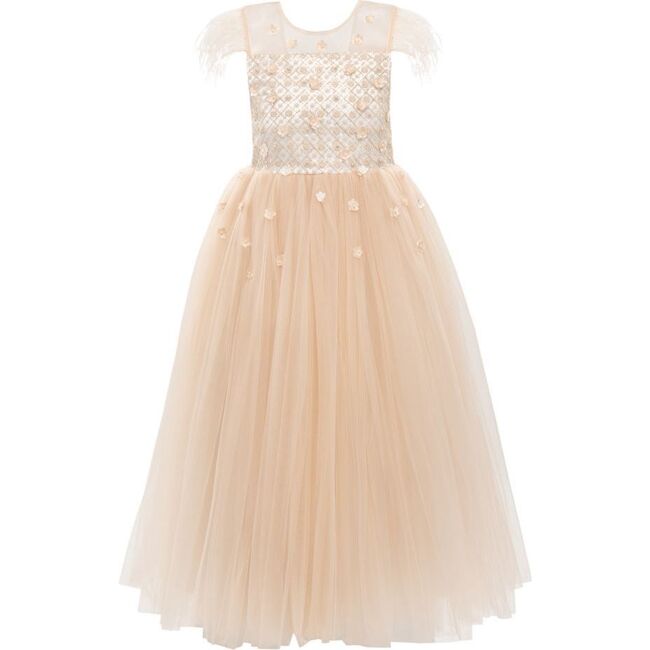 Ayala Dress, Peach - Dresses - 1