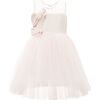 Auzerais Bow Dress, Rose - Dresses - 1 - thumbnail