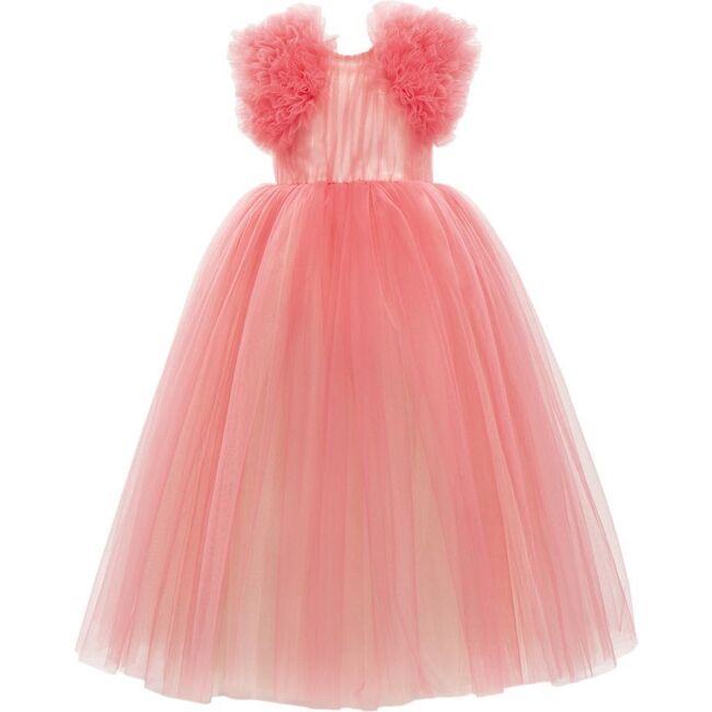 Altura Tulle Dress, Fuchsia - Dresses - 1