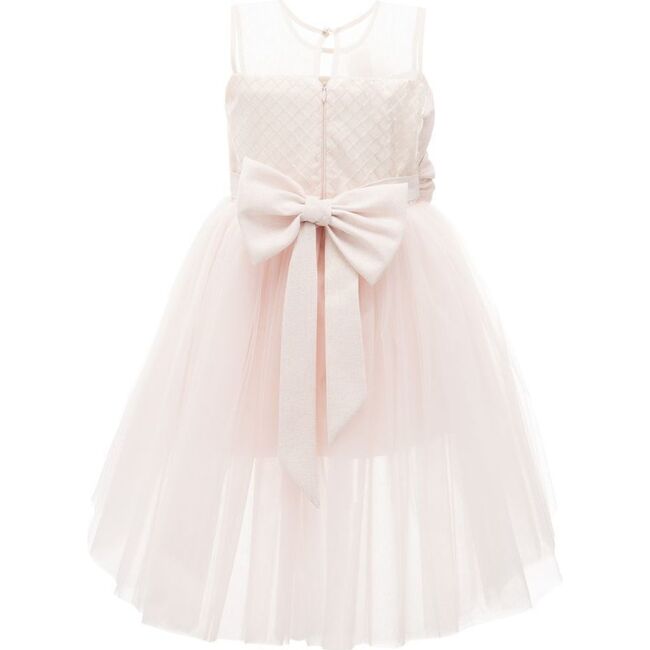 Auzerais Bow Dress, Rose - Dresses - 2