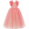 Altura Tulle Dress, Fuchsia - Dresses - 2