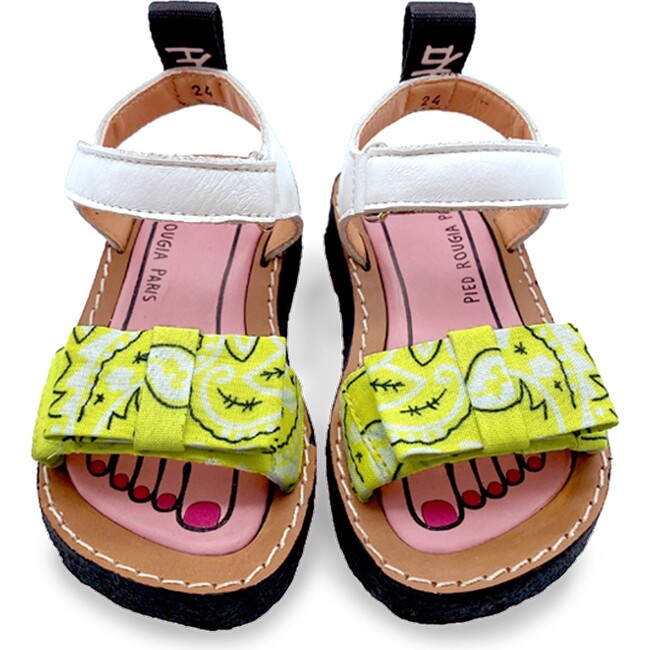 Izy Bandana Sandal, Lemonade Yellow - Sandals - 2