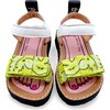 Izy Bandana Sandal, Lemonade Yellow - Sandals - 2