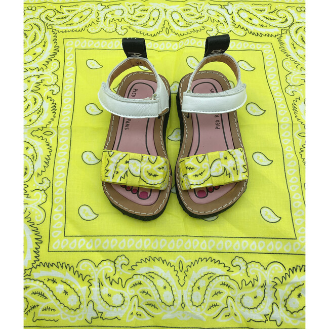 Izy Bandana Sandal, Lemonade Yellow - Sandals - 3