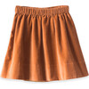Velvet Skirt, Rust - Skirts - 1 - thumbnail