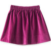 Velvet Skirt, Berry - Skirts - 1 - thumbnail