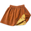 Velvet Skirt, Rust - Skirts - 3