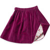 Velvet Skirt, Berry - Skirts - 3