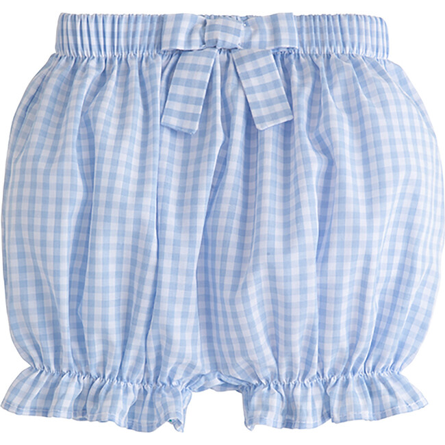 Bow Bloomer, Airy Blue Plaid
