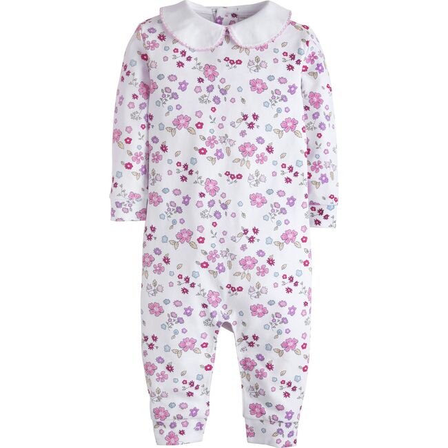 Printed Playsuit, Royal Garden - Pajamas - 1