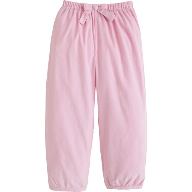 Banded Bow Pant, Light Pink Corduroy