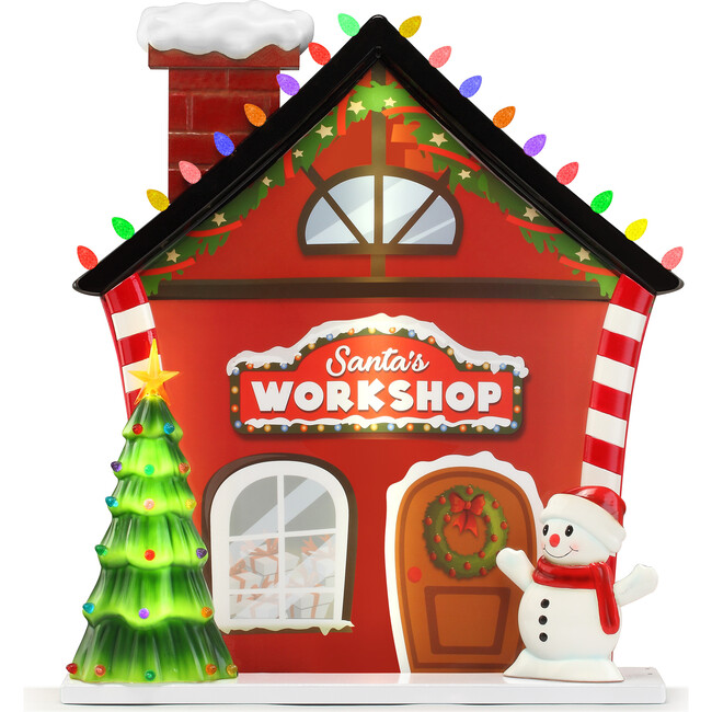 Santa's Workshop Blow Mold - Outdoor Decor - 1