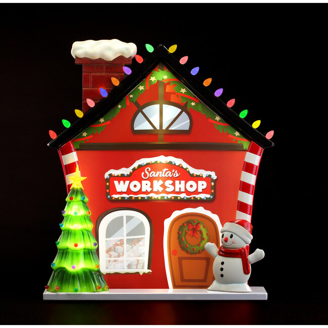 Santa's Workshop Blow Mold - Outdoor Decor - 2
