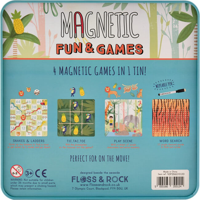 Jungle Magnetic Fun and Games - Board Games - 2