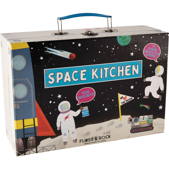 Space Tin Kitchen Set - Role Play Toys - 4