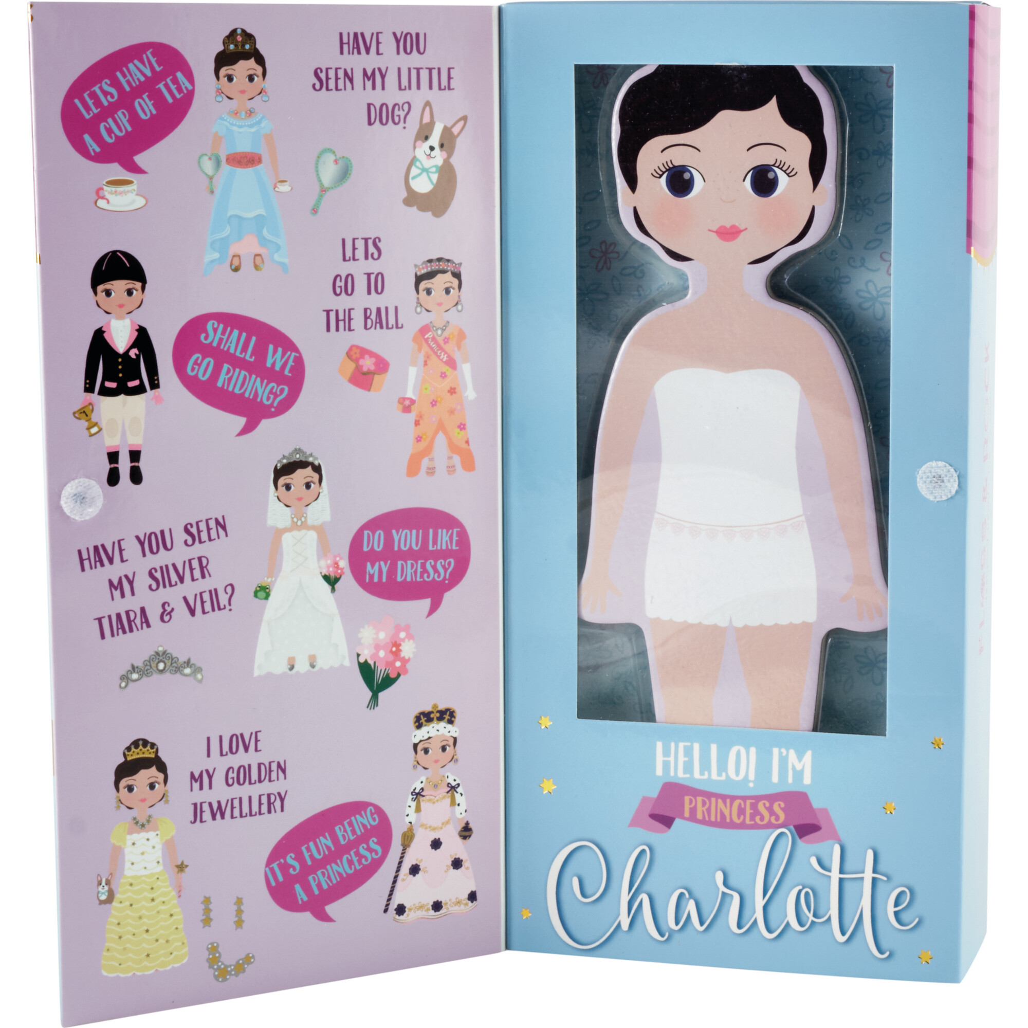 Princess Charlotte Magnetic Dress Up Character - Arts & Crafts - 1