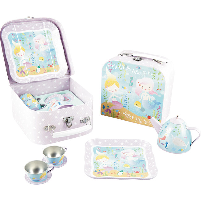 Mermaid Tin Tea Party Set - Play Kits - 1
