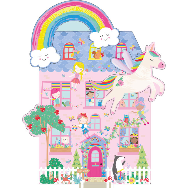 3-in-1 100 Piece Rainbow Fairy Puzzle - Puzzles - 1