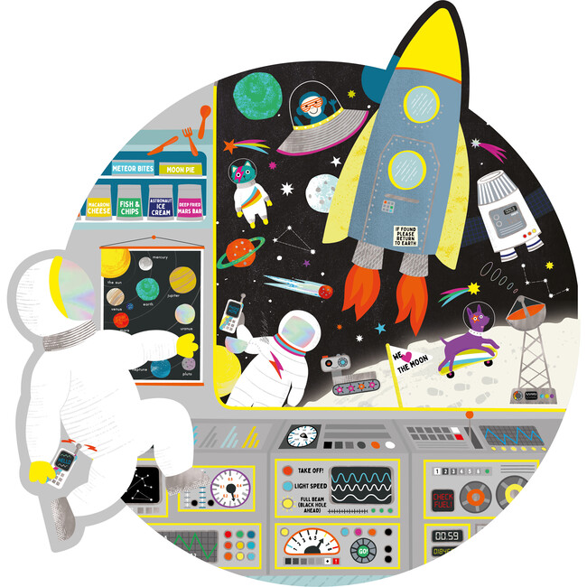 3-in-1 100 Piece Space Puzzle - Puzzles - 2
