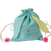 Sleeping Bunny Backpack, Blue - Backpacks - 1 - thumbnail