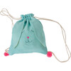 Sleeping Bunny Backpack, Blue - Backpacks - 3