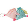 Sleeping Bunny Backpack, Blue - Backpacks - 4