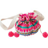 Jacquard Purse, Pink Dot - Bags - 1 - thumbnail