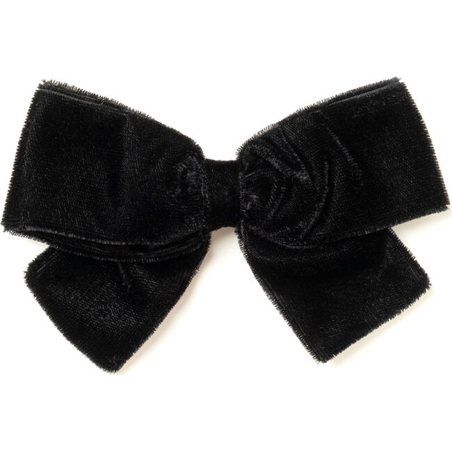 Black Velvet Bow - Bows - 1