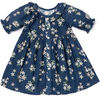 Ivy Dress, Navy Jasmine - Dresses - 1 - thumbnail