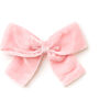 Pink Velvet Bow - Bows - 1 - thumbnail