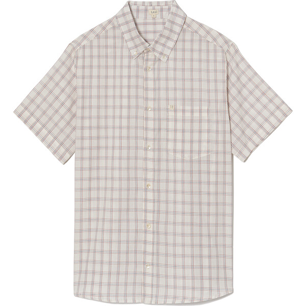 *Exclusive* Men's White Chex Shirt - Lali Exclusives | Maisonette