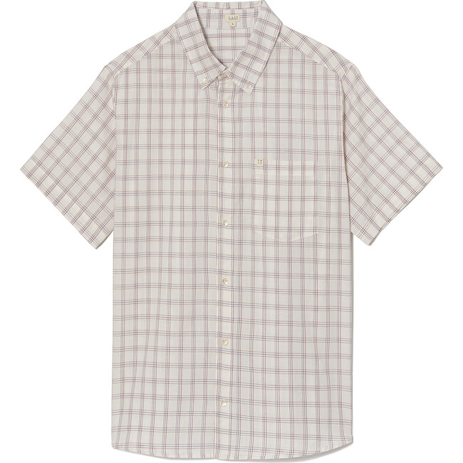 white chex shirt