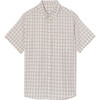 *Exclusive* Men's White Chex Shirt - Shirts - 1 - thumbnail