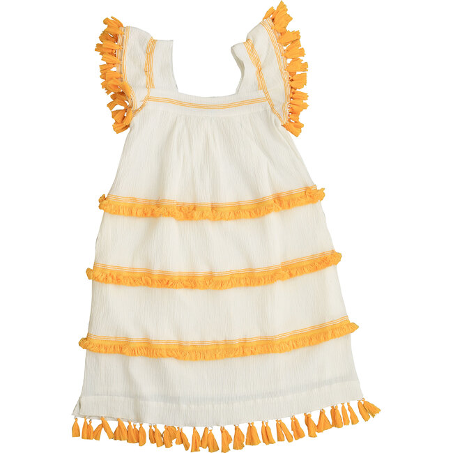 Women's Sandrine Fringe Dress, White
