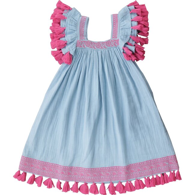 Serena Dress, Sky Blue - Dresses - 1