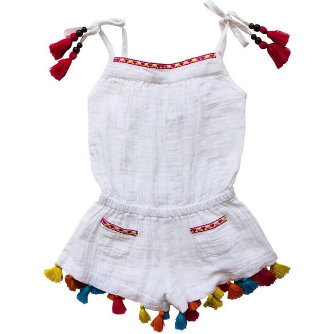 Inez Romper, Multi-Color Tassels - Dresses - 1