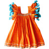 Serena Hugs & Kisses Tassel Dress, Orange - Dresses - 1 - thumbnail