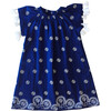 Hadley Smocked Tassel Tunic, Navy Embroidery - Tunics - 1 - thumbnail