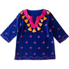 Campbell Tassel Tunic, Navy Embroidery - Tunics - 1 - thumbnail