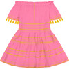 Women's Suri Off Shoulder Mini Dress, Honeysuckle Yellow - Dresses - 1 - thumbnail