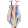 Baby Striped Bubble, Rainbow Stripe - Onesies - 1 - thumbnail