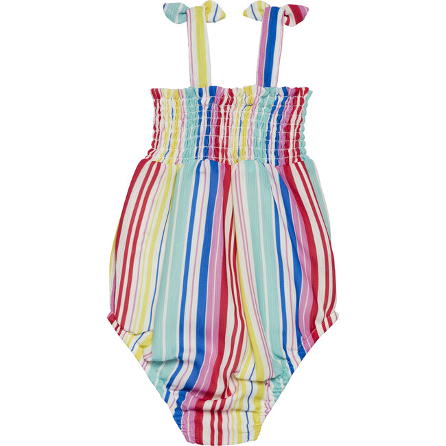 Baby Striped Bubble, Rainbow Stripe - Onesies - 2