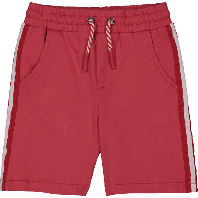 Taped Short, Red Twill - Shorts - 1
