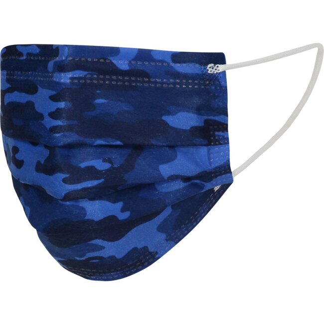 Youth (8 & Up) Filtered Fun Masks (6-Pack), Blue - Face Masks - 4