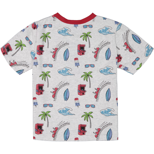 Cabana Graphic Tee, Grey - Tees - 2
