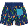 Cabana Chill Swim Trunk, Blue Surf - Swim Trunks - 2