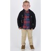 Shawl Collar Toggle Cardigan, Navy - Cardigans - 2