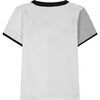 Henley Tee, White Grey - Shirts - 3