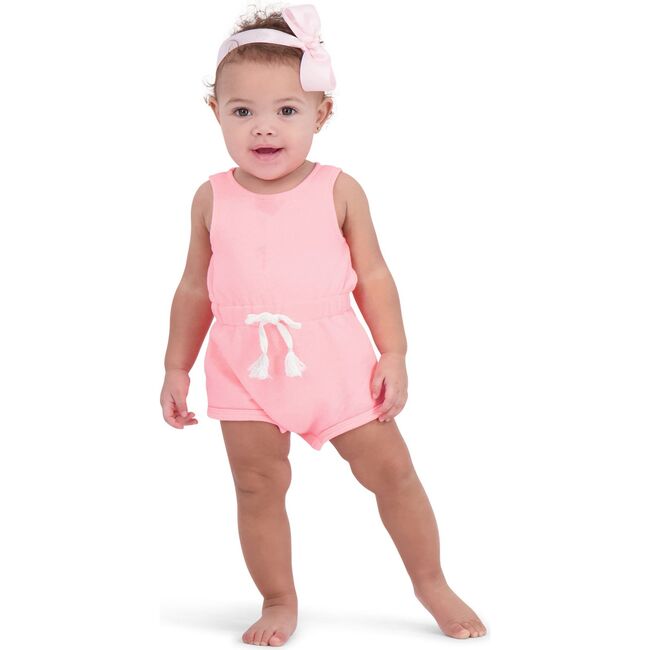 Baby Cinched Romper, Pink