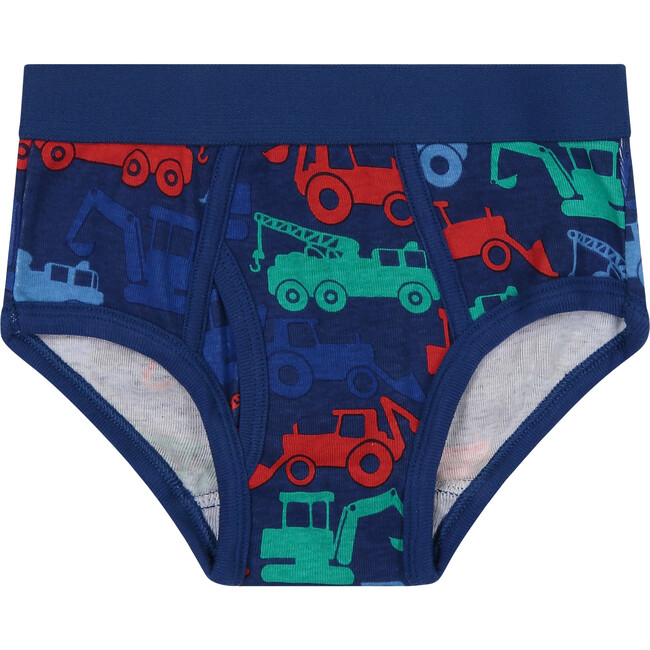 Boys Eight Pack Briefs - Series 1, Blue Travel - Underwear - 3